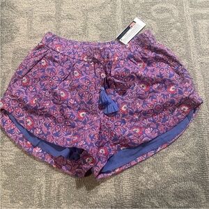 NWT Vineyard Vines Purple Floral Flowy Shorts | XS